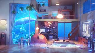 Room Under Fish tank lofi hip hop radio - beats to relax/study