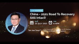 Rec UT 2021: China - 2021 Road To Recovery Still Intact!