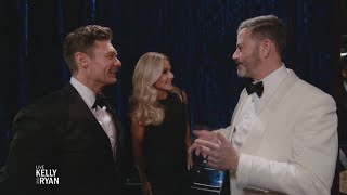 Kelly and Ryan Chat With Oscars Host Jimmy Kimmel