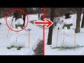 7 Muñecos de Nieve REALES Captados en Cámara
