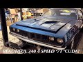 New Project! Gorgeous 1971 340 4 Speed 'Cuda Walkaround, Cold Start, Transmission Removal