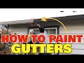 How To Paint Gutters DIY - Using Basic Hand Tools and a Ladder Step by Step