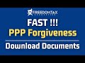 FAST PPP Loan Forgiveness Via SBA Portal | Download PPP Forgiveness Documents