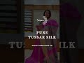 pink pure tussar silk saree suryani s silks