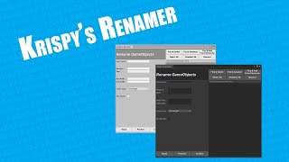 Unity Custom Tool - Krispy's Renamer