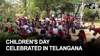 Telangana: Children celebrate Children’s Day in Hyderabad