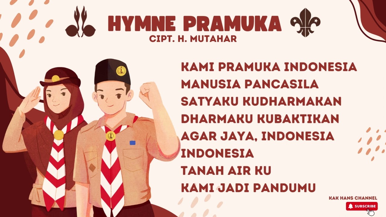 HYMNE PRAMUKA DENGAN LIRIK 2X LAGU - YouTube