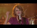 taylor swift back to december live on letterman