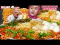 DITEMANI HUJAN‼️MIE KCS PAKAI KEJU CABE RAWIT GOKIL RASA@||asmr mukbang indonesia||#mukbang #eating