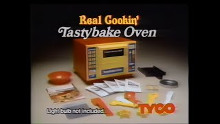 1989 Tyco Real Cookin' Tasty Bake Oven TV Commercial - AI Restoration