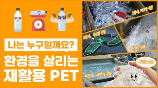 와 페트병이 이렇게 변신?  재활용 페트병 분리수거 세척부터 가루까지 보여드림