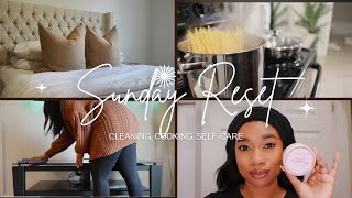 Sunday Reset Routine 2025 | Cleaning, Self-Care, and Relaxing Dinner | Speed Cleaning