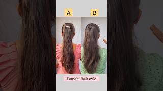 Which is the best ponytail hairstyle? #hacks #hairstyle #ponytail #hairtutorial #shorts #hair #viral