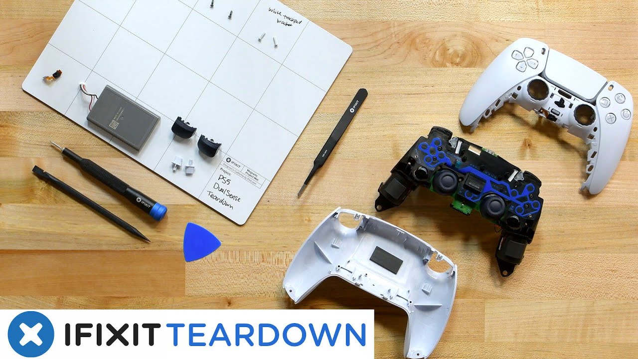 PS5 DualSense Controller Teardown: Controller Evolution - YouTube