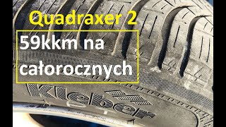 59kkm na całorocznych Kleber Quadraxer2 2021 | Audi A4 | Wymiana na zimówki Barum Polaris 6