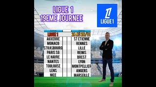 Pronostics Foot Ligue 1 19ème Journée 24 au 26 Janvier