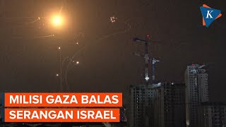 Balas Serangan Israel, Gaza Tembakkan Ratusan Roket