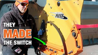 At Amazon installing The MoDUS® for Metal Pless Snow Pusher