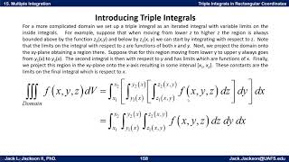 Calculus 15.16 Triple Integrals in Rectangular Coordinates