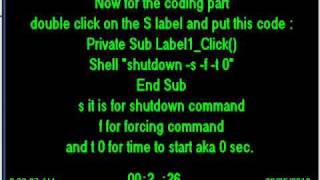 vb6 tutorial about shell function.wmv