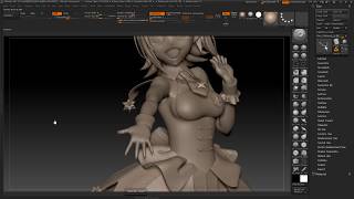 [フィギュア製作] Zbrushでモデリング練習 [アイマス-春香さん]