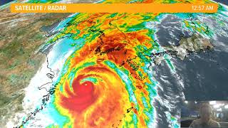 Eye of Typhoon Hinnamnor seen on Korean Radar, Westpacwx update