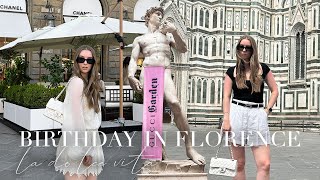 BIRTHDAY IN BELLA ITALIA: GUCCI GARDEN, LUXURY SHOPPING \u0026 LA DOLCE VITA IN FIRENZE – TRAVEL VLOG