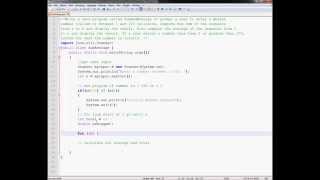 CA Exercise 2 - Java Tutorials For Loop Sum Average Exceptions Error