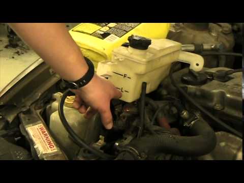 Coolant Level Check In The Radiator And Overflow Bottle - YouTube