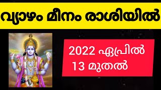 വ്യാഴം മീനം രാശിയിൽ|2022 ഏപ്രിൽ 13 മുതൽ| Malayalam Astrology | Astrology 2022 | K S HARIBABU