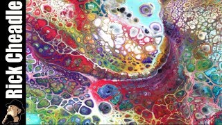 Rick Cheadle Paint Pouring Fluid Art Demo