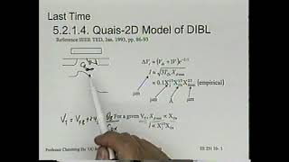 Lecture 10| UC Berkeley EE231 Transistor Physics by Prof. Chenming Hu