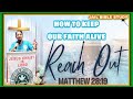 How To Keep Our Faith Alive_Proverbs 8:32 || Rev. Evelyn Agustin