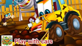 😱waoo play with trucks cars 🚜🚗|| kids car game|| toddlers