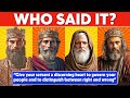 Who Said It? 25 BIBLE QUESTIONS TO TEST YOUR KNOWLEDGE - The Bible Quiz