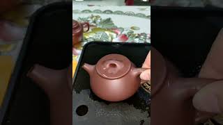 紫砂壶 purple clay teapot 底槽青•景舟石瓢 + 紫砂胚的茶盏