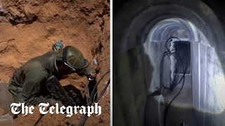 Israeli army publishes video of troops blowing up Hamas tunnel in Gaza