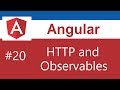 Angular Tutorial - 20 - HTTP and Observables