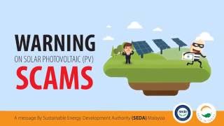 SOLAR PV SCAM - SEDA Malaysia