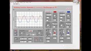 ENGR 267 LabView Function Generator and Oscilloscope