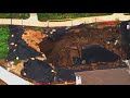 Large sinkhole forms in La Habra