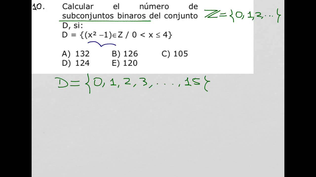 Ejemplos De Subconjuntos