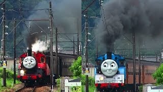 大井川鉄道 2016年 きかんしゃトーマスとありがとうジェームスin 福用【Japanese real Thomas\u0026James 2016】