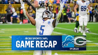 David Montgomery, Lions ROLL past Packers, Sit ATOP Of NFC North | Game Recap | CBS Sports