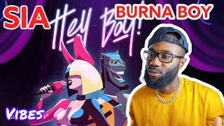 Sia - Hey Boy feat. Burna Boy (Official Video) *FREEZY REACTION*