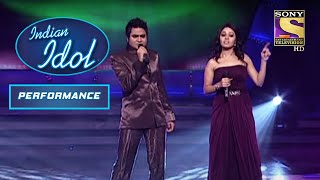 Sunidhi Chauhan ने "Hey Shona" गाने पे Rakesh का दिया साथ | Indian Idol |Salim Merchant |Performance
