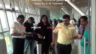 Ambareesh Boarding Malaysian Flight | Chitraloka Exclusive Coverage From Malaysia