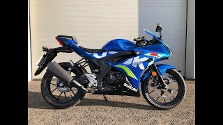 Suzuki GSXR 125 in 1080HD  - Walk around, Start Up and Road Test on the new Suzuki GSX-R 125