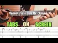 Valentine - Jim Brickman Guitar Fingerstyle (Tabs on Screen)