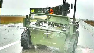 Vandal drone attacks Ukraine's Lynx wheeled robot